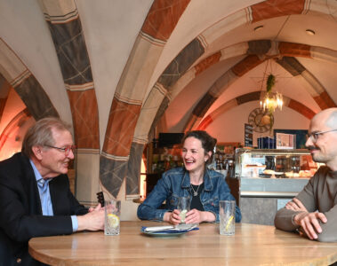 Architekten Maria Horejschi und Manuel Margesin im Gespräch mit Wolfgang Oberressl
