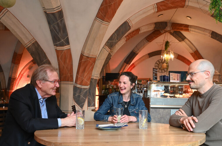 Architekten Maria Horejschi und Manuel Margesin im Gespräch mit Wolfgang Oberressl