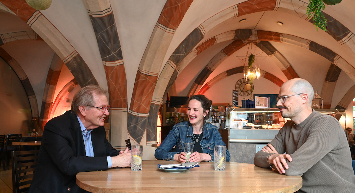 Architekten Maria Horejschi und Manuel Margesin im Gespräch mit Wolfgang Oberressl