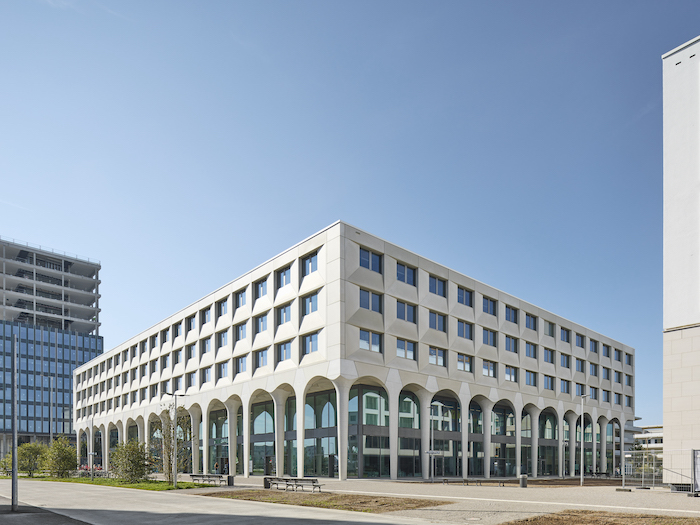Blick auf das ZAm in München